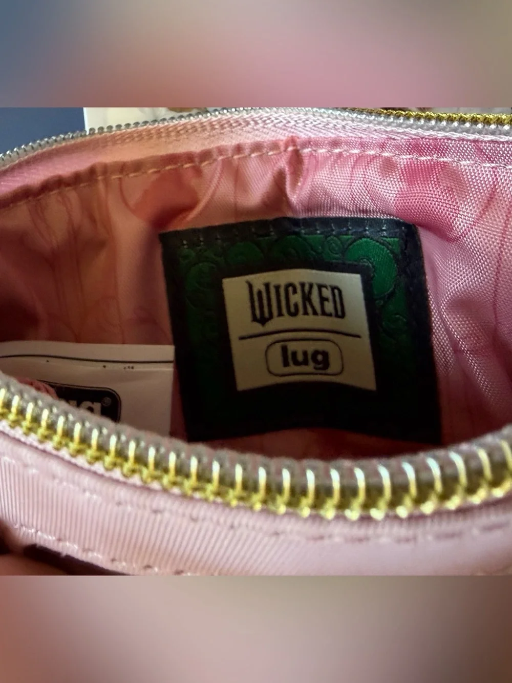 Wicked x Lug Super Metro XL Pouch in Bubble Pink NWT